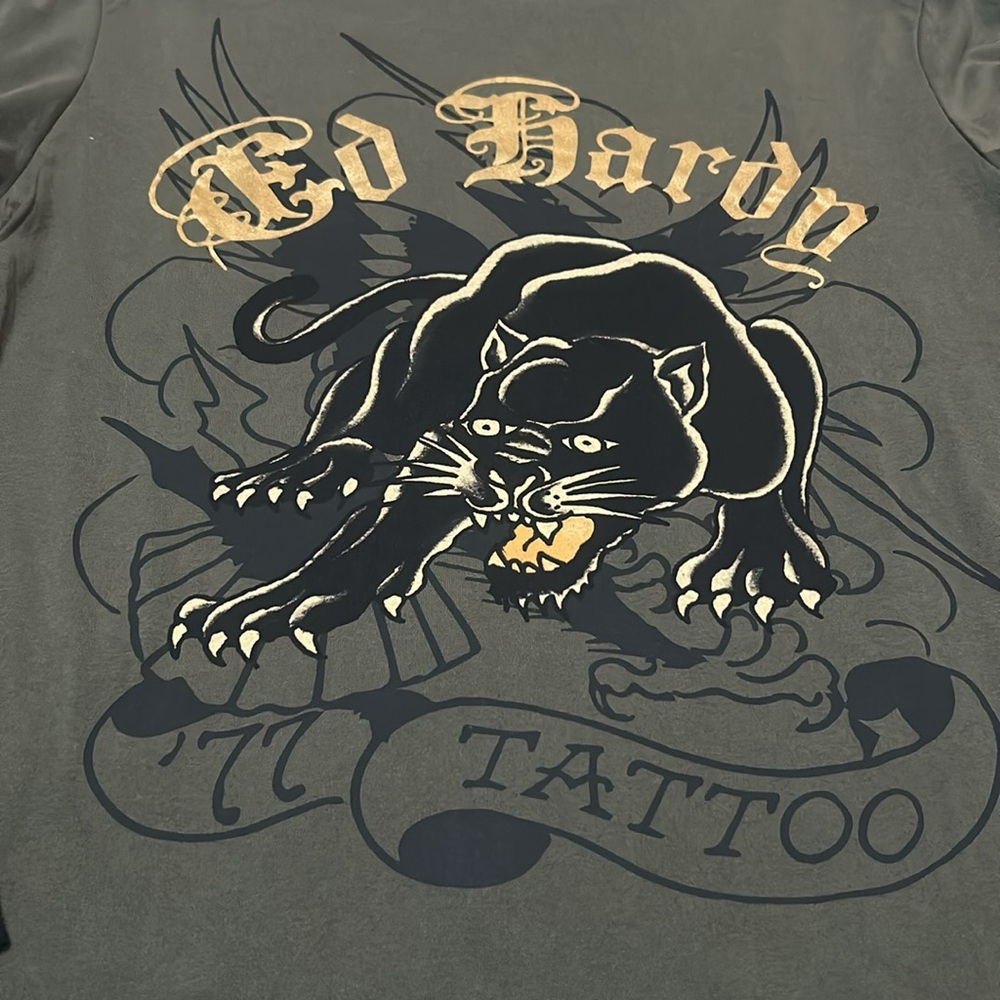NWT Ed Hardy Men’s Long SleevesT-shirt size Large - Picture 2 of 12